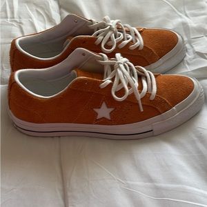 Orange Converse One Star - Womens 8.5/Mens 6.5